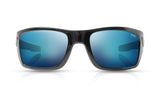 TONIC EYEWEAR TRAKKER MATT BLACK BLUE MIRROR
