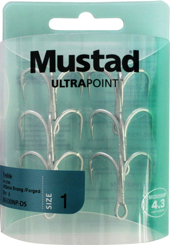 Mustad Ulta Point Treble Hook - 4X Strong - Saltism